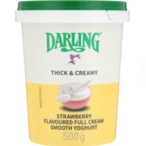 Darling Strawberry Full Cream Smooth Yoghurt 500g