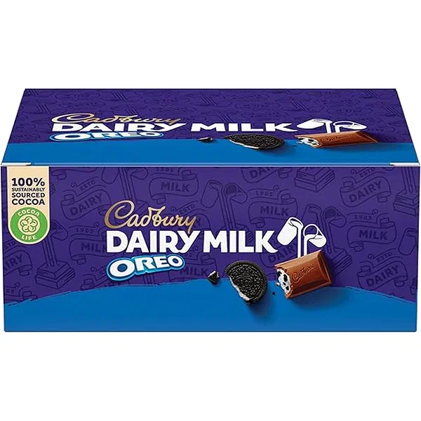 CADBURY DAIRY MILK OREO 35G - OREO COOKIE FILLED DAIRY MILK CHOCOLATE BAR