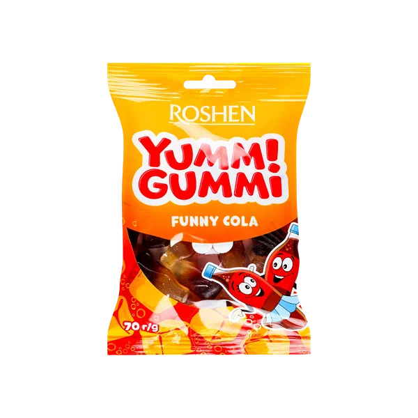 Мармелад Roshen Yummi Gummi Funny Cola 70г