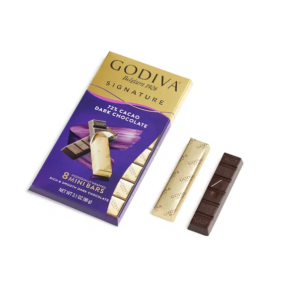GODIVA DARK CHOCOLATE 90G - SMOOTH DARK CHOCOLATE TABLET