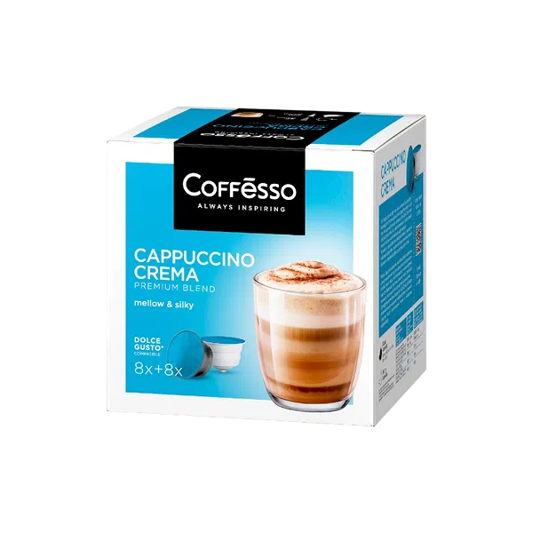 Кофе Cappuccino Crema в капуслах 8 шт /192г