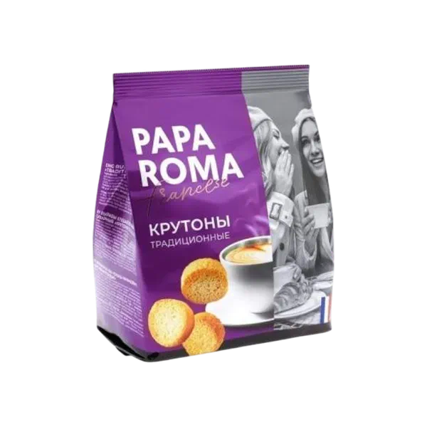 Papa Roma крутондор салттуу кытырактар 100г