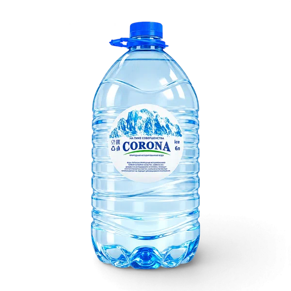 Вода Corona Ice стол.б/г 6л п/б Кыргызстан 4