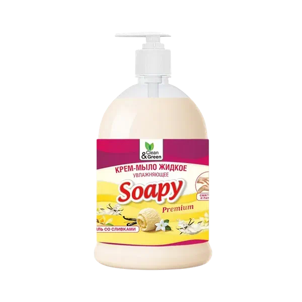 Soapy Ваниль увлаж жидк дозатор крем-самыны 1л