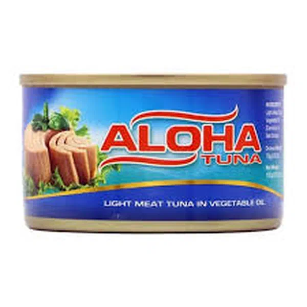 ALOHA LIGHT MEAT TUNA IN PURE OIL 165G MEDIUM CAN