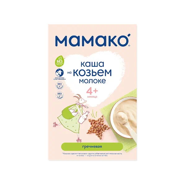 Каша дет. Мамако гречневая козье молоко с 4мес. 200г