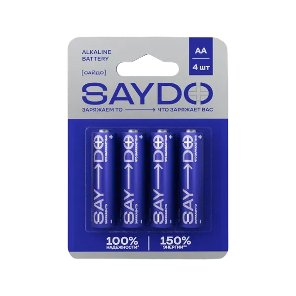 Батарейки Saydo Medium AA 4шт ФД