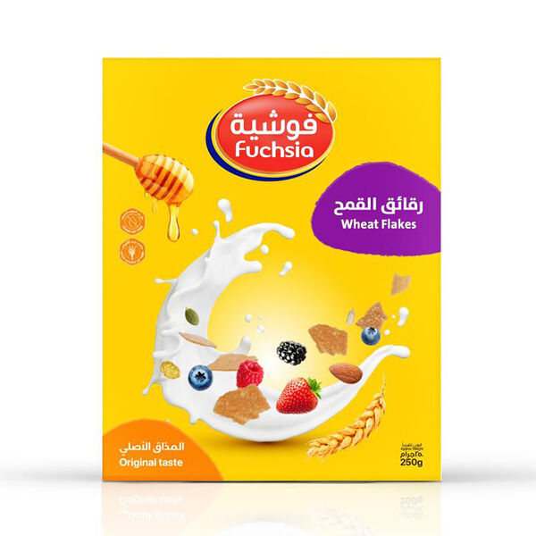 Fuchsia Wheat Flakes