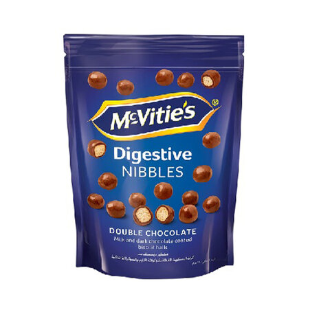 Mcvities Nibbles Dbl Chclt 110Gm