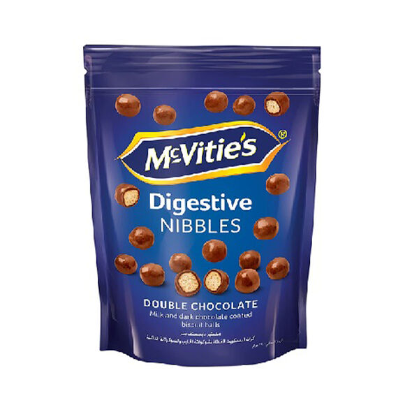 Mcvities Nibbles Dbl Chclt 110Gm