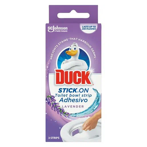 Duck Toilet Bowl Stick On Lavender