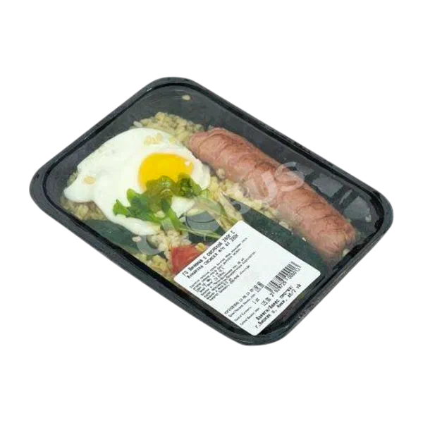 Готовый Обед Яичница с сосиской 280г СП