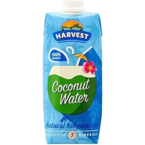 HARVEST COCONUT WATER 500ML - HARVEST COCONUT WATER 500ML