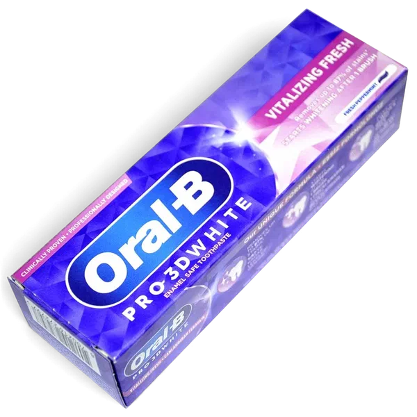 P&G Oral B Pro-3D White бодрящая свеж тиш пастасы  75мл