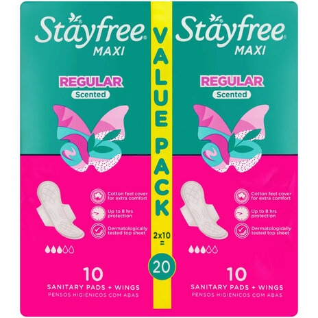 Stayfree Scent Reg Value 20