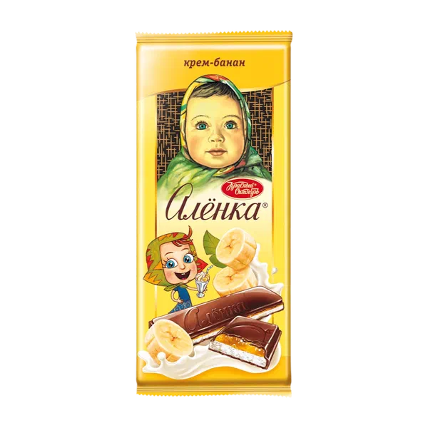 Аленка крем банан шок.87г