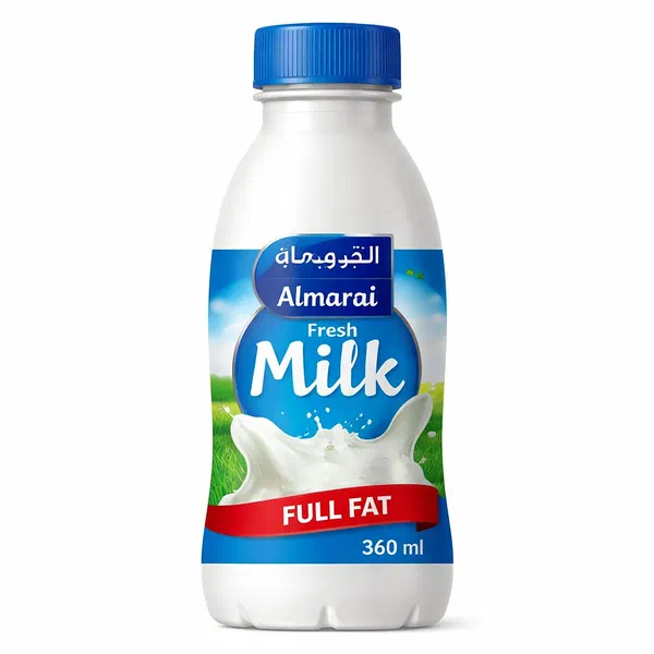 ALMARAI FRESH FULL FAT MILK RICH CREAMY TASTE 360ML