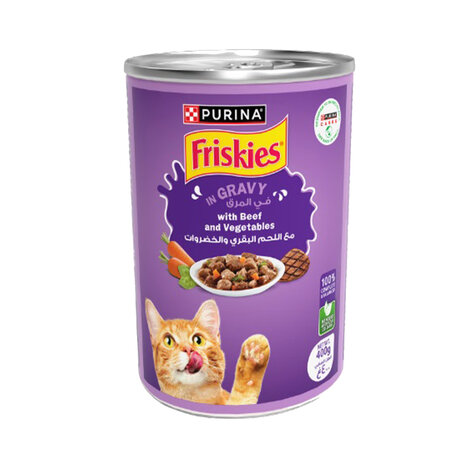 Friskies Cat Food Beefveg 400Gm