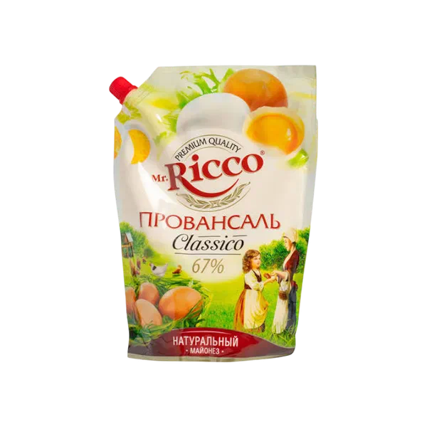 Майонез Mr.Ricco провансаль 67% 750г д/п