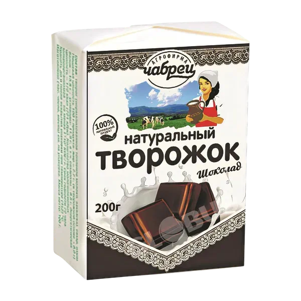 Творожок Чабрец шоколад 25% 180г ЗМЖ