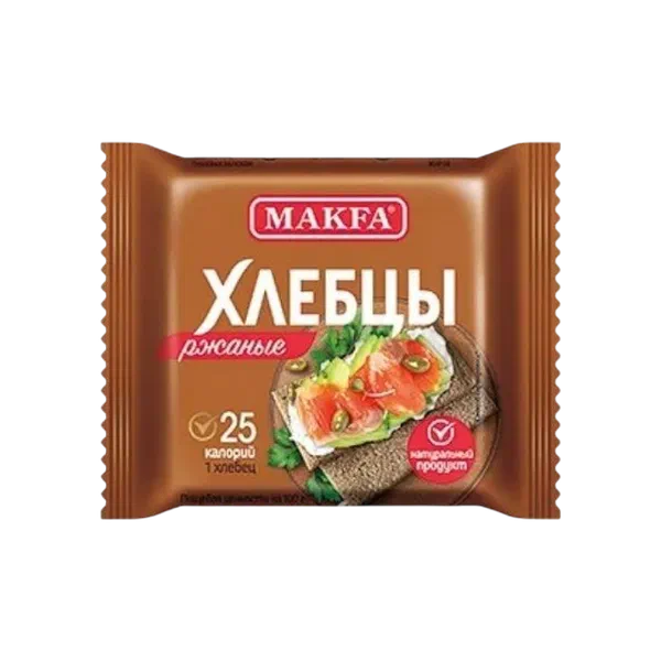 Хлебцы Makfa запеченные ржанные 60г