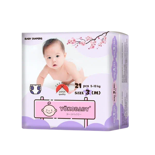 Подгузники детск Yokobaby 3 M 21шт