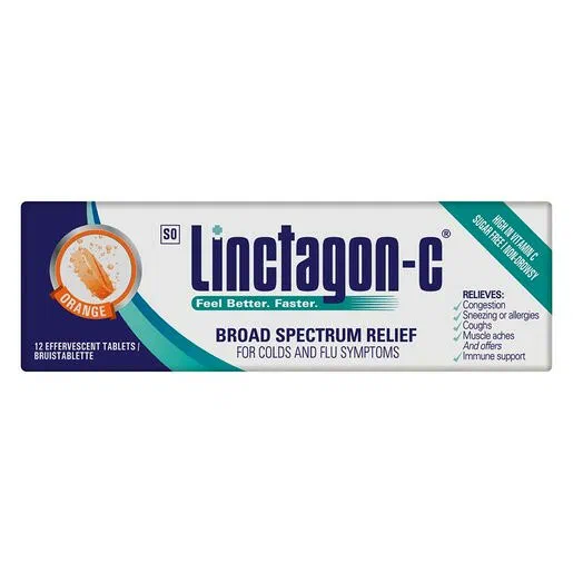 Linctagon-C Effervescent Orange 12s
