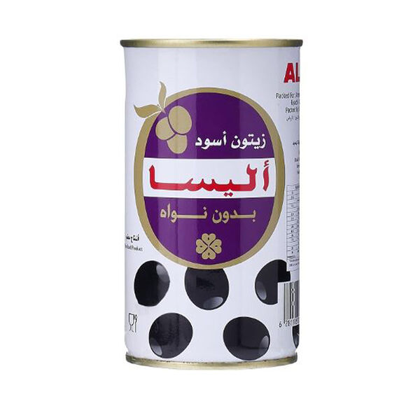 Alisa Pitted Black Olives 150 Gm