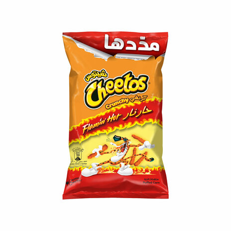 Cheeetos Crunchy Puffed Corn Flamin Hot 125Gm
