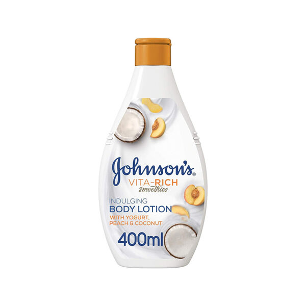 Johnson Vr B.Lotion Peach+Yog 400Ml