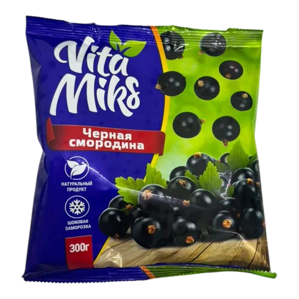 Черная Смородина VitaMiks заморож 300г