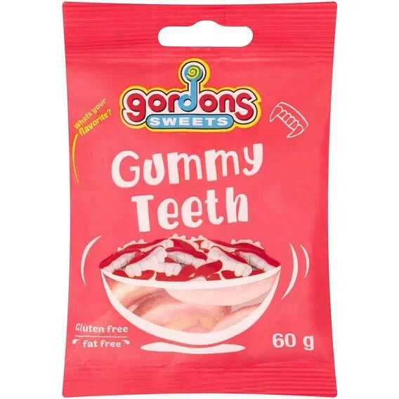Gordons Sweets Gummy Teeth 60g