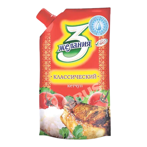 Кетчуп 3 Желания Классический с доз 250г д/п
