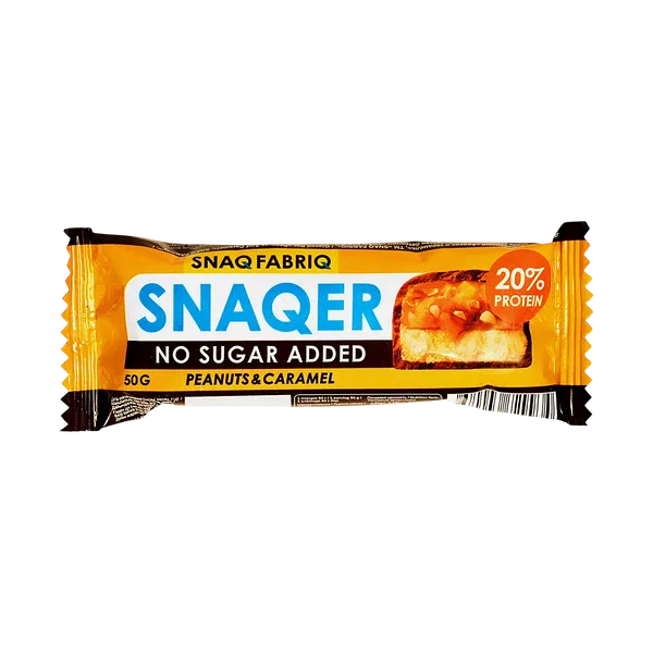 Батончик Snaq Fabriq арахис/карамель глазир 20% 50г