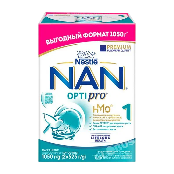 Nan 1 OPTIPRO сүт, кург. бал.ар.төрөл.баш. 1050г