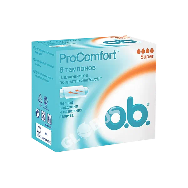 o.b. Тампоны ProComfort Super тампондору 8д