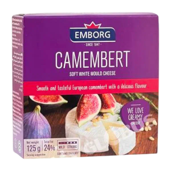 Embofg Сыр Камамбер Emborg ак-көк кошулган сыры 125г