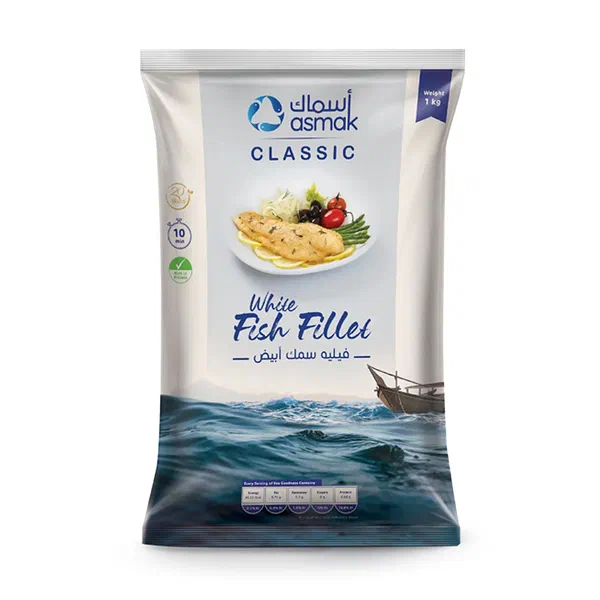 ASMAK PREMIUM WHITE FISH FILLETS LARGE VALUE PACK 1KG