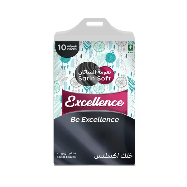 EXCELLENCE PREMIUM FACIAL TISSUE REFILL PACK SOFT TOUCH 140S