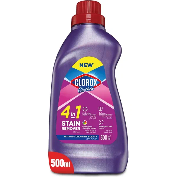 CLOROX CLOTHES ORIGINAL BLEACH-FREE STAIN REMOVER GEL 500ML
