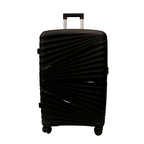 Abs Travel Trolley Black 24 Inch
