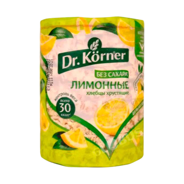 Хлебцы Dr.Korner лимон 100г