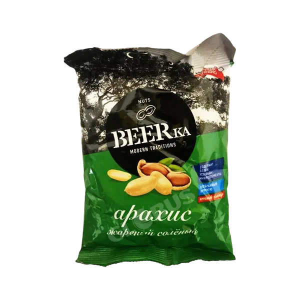 Beerka Арахис жаңгактары 90г п/п
