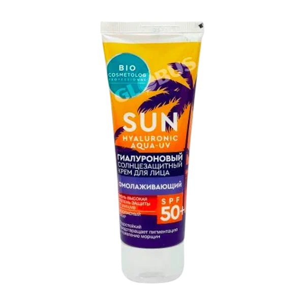 Крем BioCosmetolog д/лица с/защит SPF 50+ гиалур 50мл