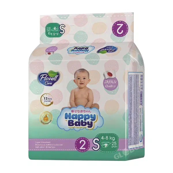Подгузники детск Flovell Happy ECO 2 S 25шт