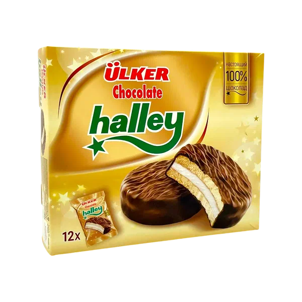 Печенье Ulker Halley в шок. 336г Казахстан 12