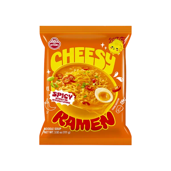 Вермишель б/п Cheesy Рамен Spicy 111г