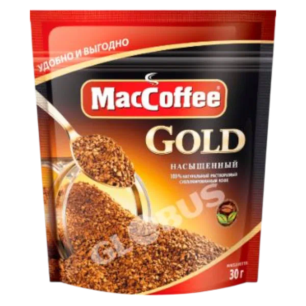 Кофе MacCoffee Gold 30г д/п