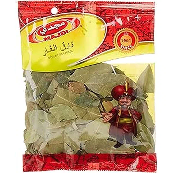MAJDI DRIED BAY LEAVES LAUREL PREMIUM WHOLE SPICES 30G