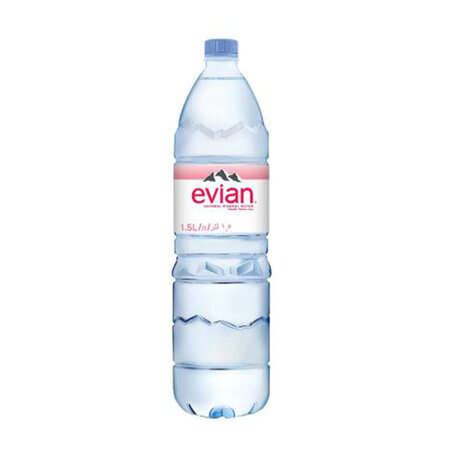Evian Mineral Water Bottle 1.5 L